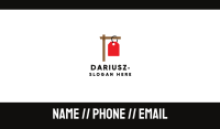 Sign Hangtag Business Card Image Preview