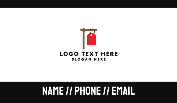 Sign Hangtag Business Card Design Image Preview