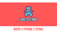 Gaming Hat Business Card Image Preview