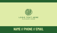 Minimalist Pine Forest  Business Card Design