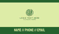 Minimalist Pine Forest  Business Card Image Preview