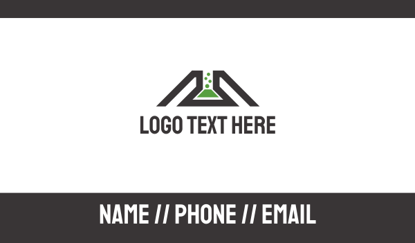 Lab Tube Business Card Design Image Preview