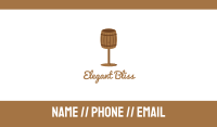 Barrel Glass Business Card Image Preview