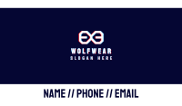 Glitchy Letter E Business Card Image Preview