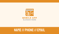 Bitcoin Crypto Wallet Business Card Image Preview