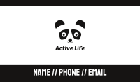 Panda Bear Kids Business Card Image Preview