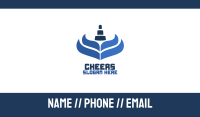 Blue Vape Smoke Business Card Image Preview