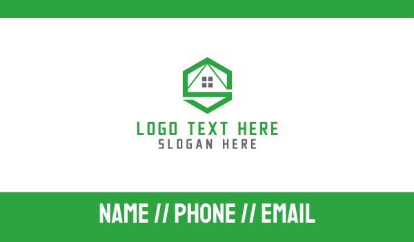 Hexagon House S Business Card Design Image Preview