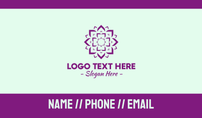 Yoga Lotus Studio Business Card Image Preview