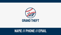 Baseball Sport Mascot Business Card Image Preview