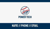 Baseball Sport Mascot Business Card Image Preview