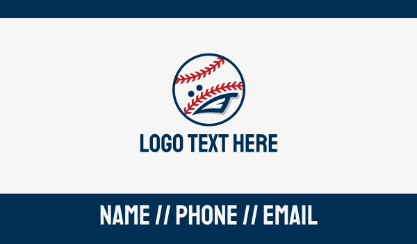 Baseball Sport Mascot Business Card Design Image Preview