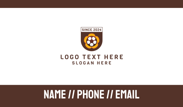 Soccer Football Club Crest Business Card Design Image Preview