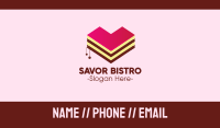 Sweet Heart Cake  Business Card Image Preview