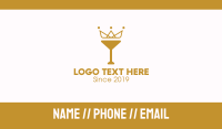 Gold Crown Chalice Business Card Image Preview