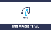 Horse Tech Outline Business Card Image Preview