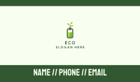 Eco Charging Battery Business Card Image Preview