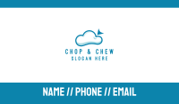 Online Cloud  Business Card Image Preview