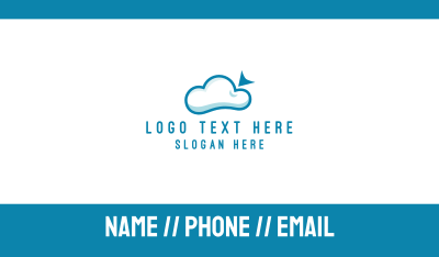 Online Cloud  Business Card Image Preview