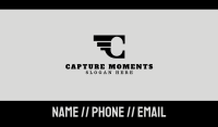 Black Wing C  Business Card Image Preview