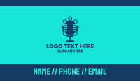Turtle Radio Microphone Business Card Image Preview
