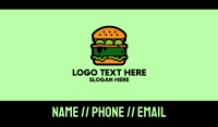 Vegan Food Burger Restaurant Business Card Image Preview
