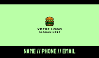 Vegan Food Burger Restaurant Business Card Image Preview