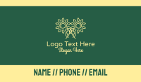 Yellow Sunflower Petals  Business Card Image Preview