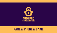 Golden Lock House Business Card Image Preview