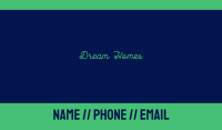 Green Stylish Text Business Card Image Preview
