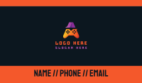 Orange Game Controller A Business Card Image Preview