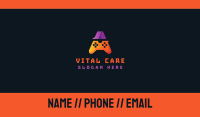 Orange Game Controller A Business Card Image Preview
