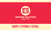 Mobile Photography Camera Business Card Image Preview