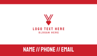 Red Diamond Medal  Business Card Preview