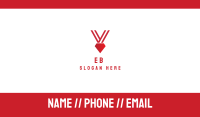 Red Diamond Medal  Business Card Image Preview