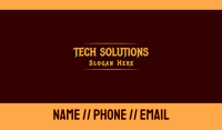 Caribbean Pirate Text Business Card Image Preview