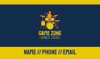 Drummer Boy Silhouette Business Card Image Preview