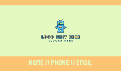 Chatbot Robot Message Bot Business Card Image Preview