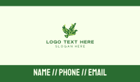 Green Eco Dove Business Card Image Preview