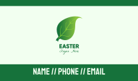 Green Herbal Leaf Business Card Image Preview