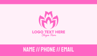 Pink Flower Bloom Business Card Image Preview