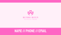 Pink Flower Bloom Business Card Image Preview