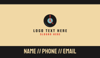 Clock Vinyl Record Business Card Image Preview