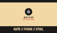 Clock Vinyl Record Business Card Image Preview