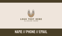 Outdoor Mountain Tepee Business Card Preview