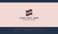 Bronze Banner Flags Business Card Image Preview