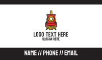 Red Locomotive Train Business Card Image Preview