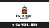 Red Locomotive Train Business Card Image Preview