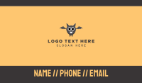 Baby Bat Mascot Business Card Image Preview