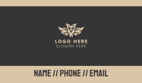 Owl Emblem Business Card Image Preview